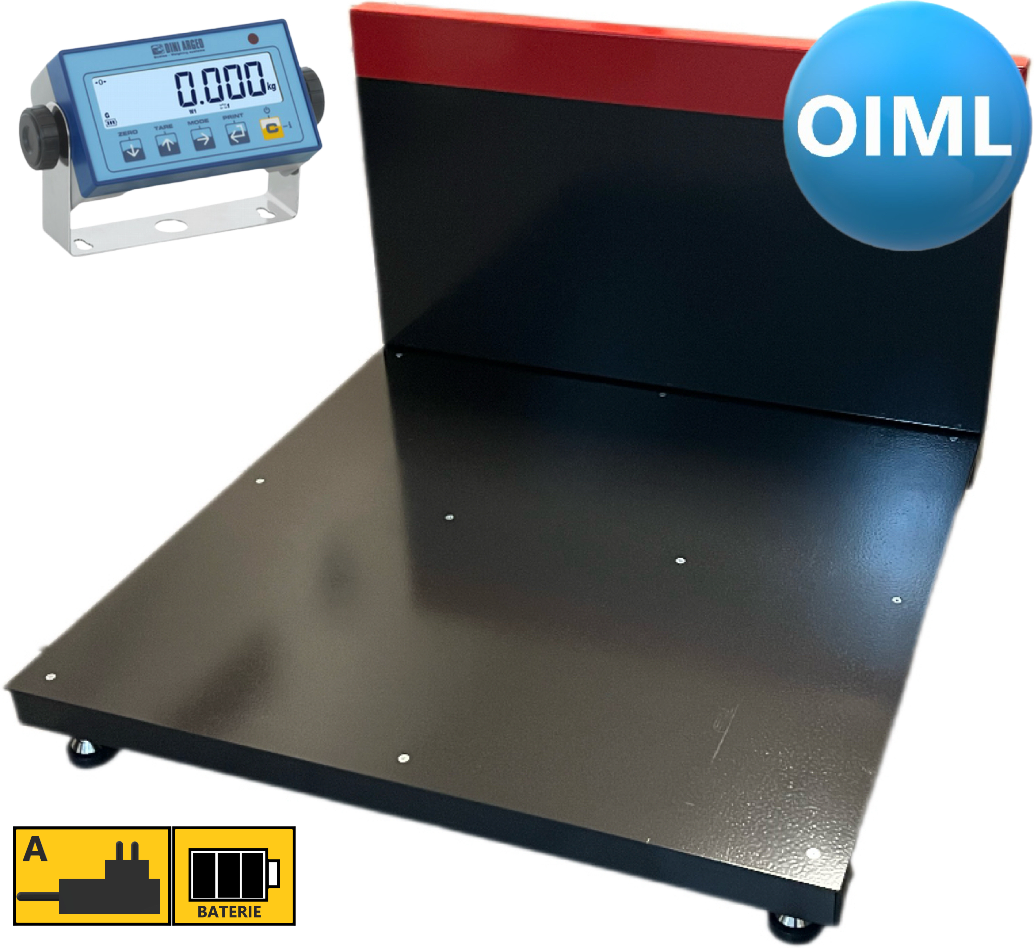 DINI DFWLC-1010L, 1500 kg / 500 g, 1000x1000 mm.