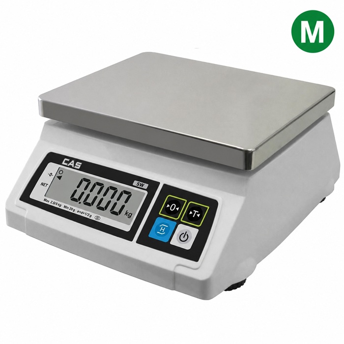 Kuchyňská váha CAS SW 1S-20DR 20 kg na porce