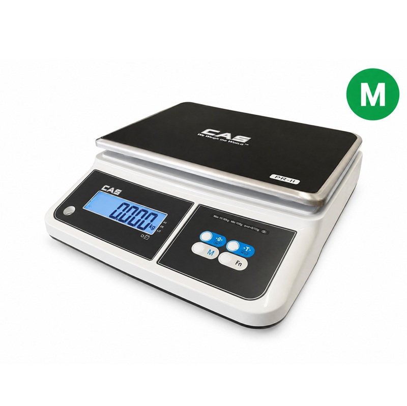 Stolní váha CAS PR2-D 30 kg s úředním ověřením