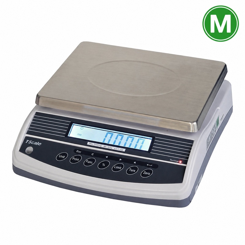 Stolní obchodní váha TSCALE QHW 30 kg s ověřením