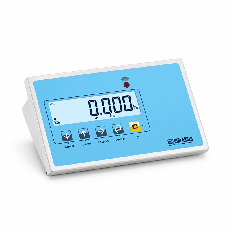 Vážní indikátor DINI ARGEO DFWLI-2, nerez, LCD 25 mm, IP68, RS-232