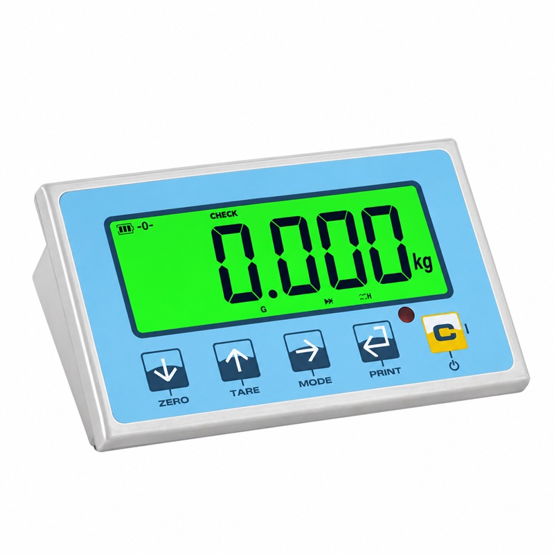 Nerezový vážicí indikátor DINI ARGEO DFWLIP-1, LCD 40 mm, IP68, RS-232