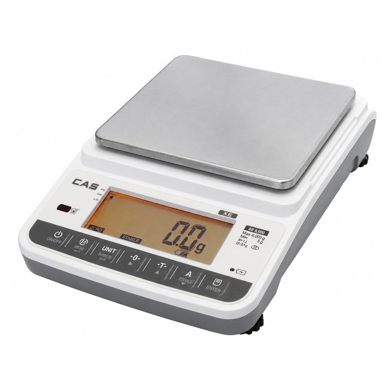Lékárenská váha CAS XE 6000 g / 0,1 g s úředním ověřením