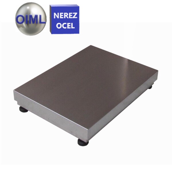 Váha do 300kg, rozměr 400x600mm, nerez,1T4060NN300