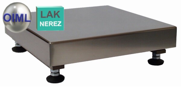 Váha do 300kg,1T8080, 800x800mm, lak/nerez