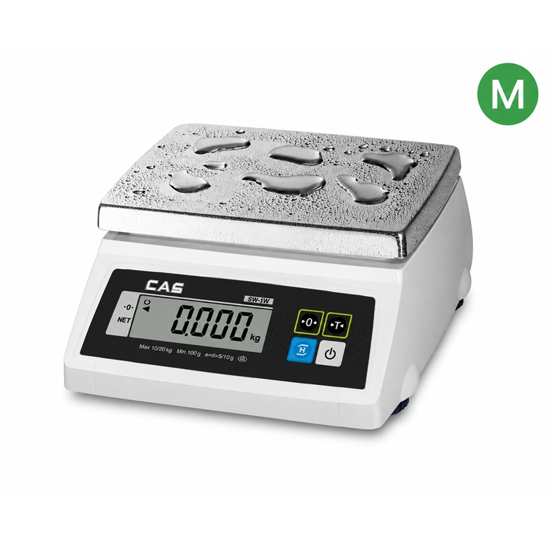 Kuchyňská váha CAS SW 1W 5 kg – voděodolná IP65