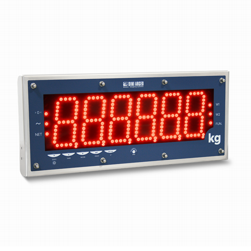 DINI ARGEO DGT100BC-1 – velký LED vážní indikátor 100 mm, nerez, IP68