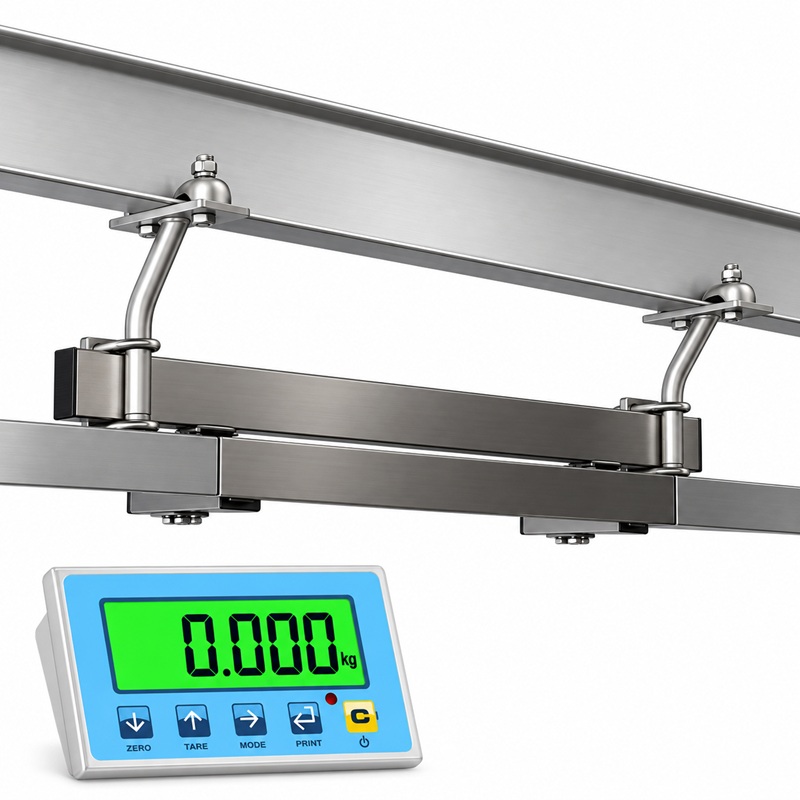 Jateční visutá váha LESAK V2T-P-1200, 300 kg / 100 g, nerez, dráha 1200 mm