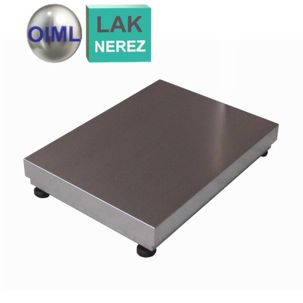 Váha 1T6080 do 300kg, 600x800mm, lak/nerez